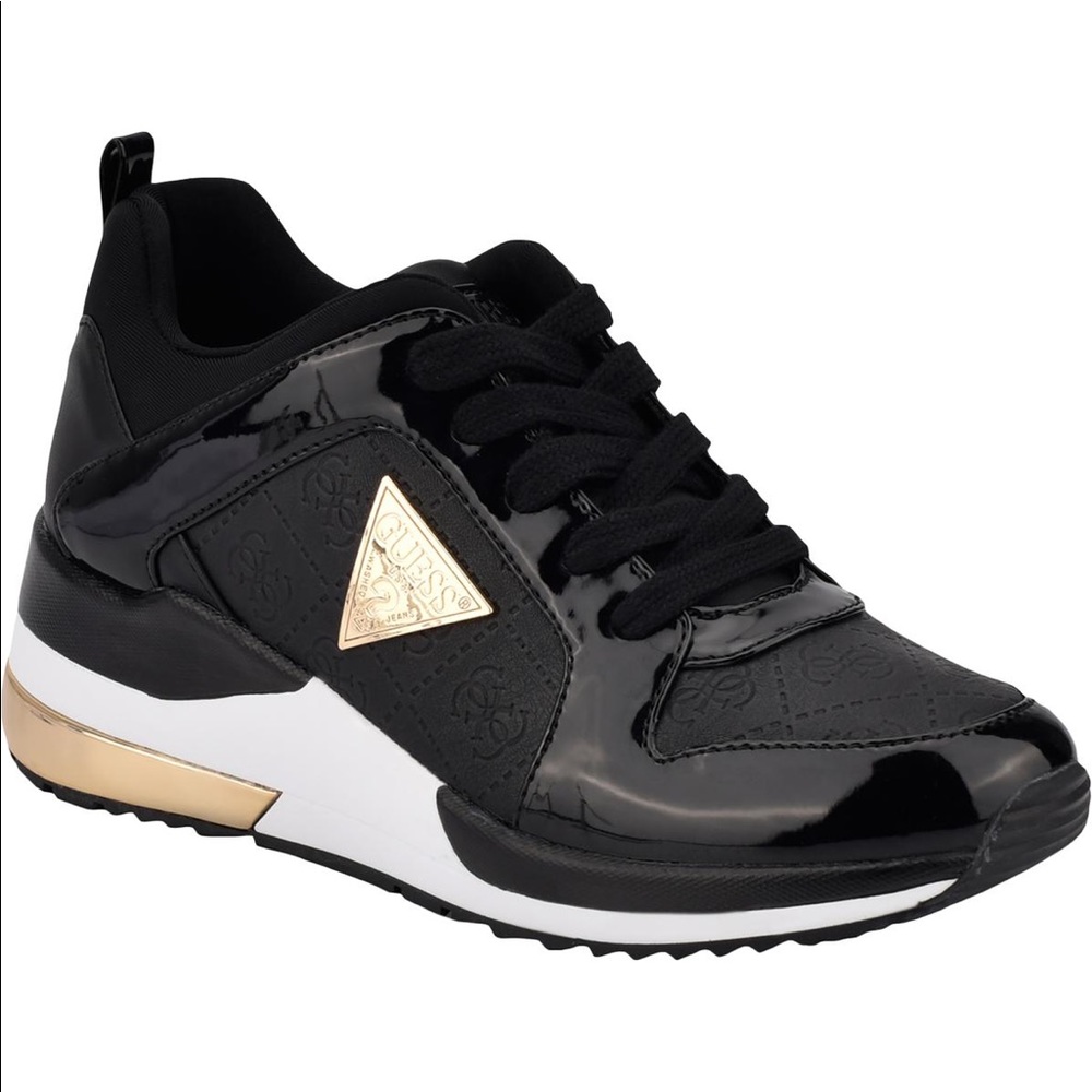 Guess 🖤 Jaryd Faux Leather Athleisure Fashion Sneakers
